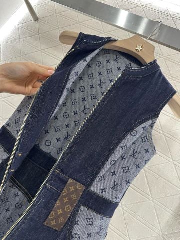 Váy Nữ L*V  Denim Monogram 2025