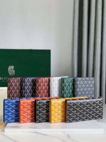 VÍ DÀI NAM NỮ GYD RICHELIEU MONOGRAM CHEVRON PHOM GẬP ĐÔI THANH LỊCH