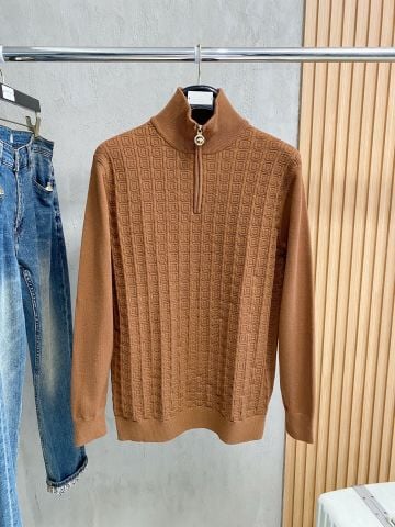 ÁO LEN NAM SR CỔ ĐỨNG DỆT HỌA TIẾT NỔI – SANG TRỌNG CHUẨN PHONG THÁI QUÝ ÔNG