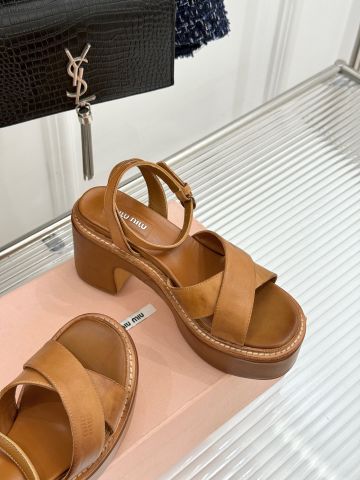 SANDAL CAO GÓT NỮ MM QUAI CHÉO ĐẾ PLATFORM TÔN DÁNG DỄ ĐI