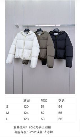 ÁO PHAO NỮ C N TRIOMPHE DÁNG NGẮN CÓ MŨ