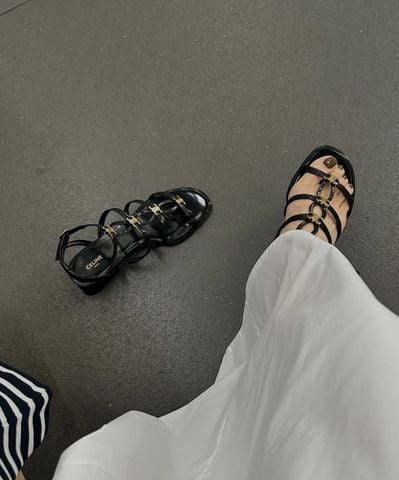 Sandal nữ ce*line* Dây Đan Chunky