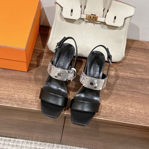 SANDAL CAO GÓT NỮ HERM* ILONA 90 VÂN THẰN LẰN PHÁ CÁCH