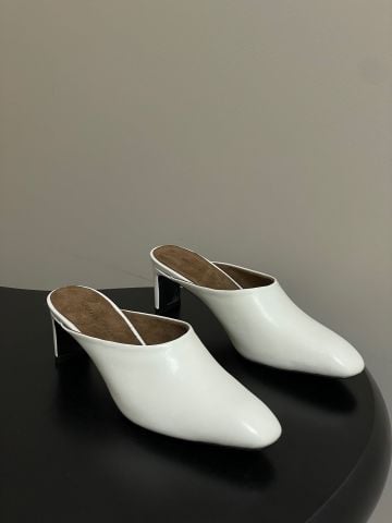 GIÀY SỤC CAO GÓT NỮ KHT PHIÊN BẢN RETRO MŨI NHỌN GÓT THÔ 6CM TỐI GIẢN SANG TRỌNG