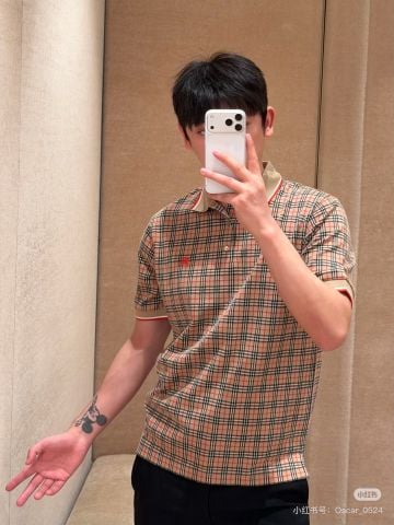 ÁO POLO NAM BBR HỌA TIẾT KẺ ICONIC + THÊU KỴ SĨ SANG TRỌNG