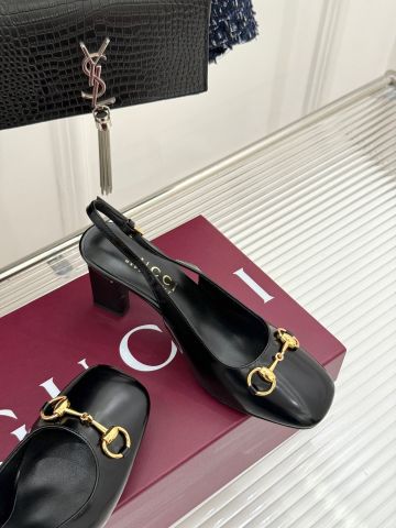 DÉP NỮ GÓT VUÔNG GC MŨI VUÔNG KHÓA MÃ HÀM GÓT 5CM THANH LỊCH