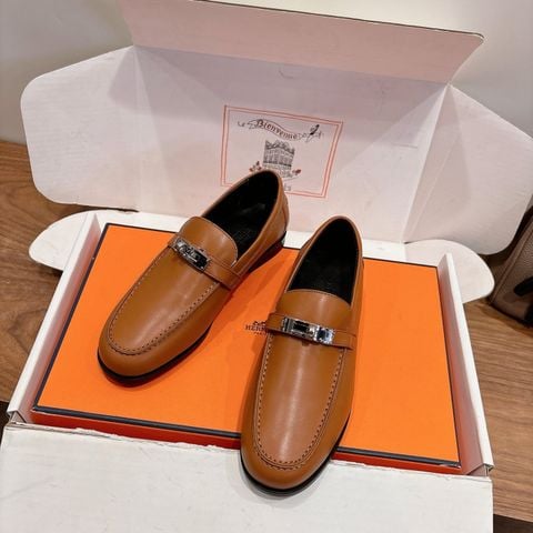 GIÀY NAM LOAFER H M KHÓA KIM LOẠI SIGNATURE – FORM LỊCH LÃM, DA BÒ CAO CẤP