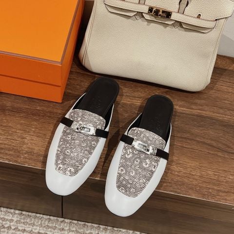 GIÀY SỤC NỮ HERM* OZ PHỐI VÂN THẰN LẰN SANG TRỌNG