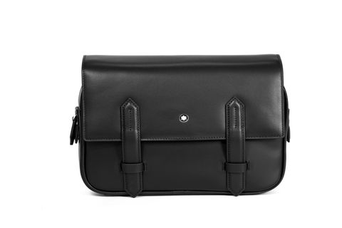 TÚI ĐEO CHÉO NAM M B MEISTERSTÜCK MESSENGER FULL-GRAIN CALF LEATHER, DÁNG FLAP STRUCTURED 24CM