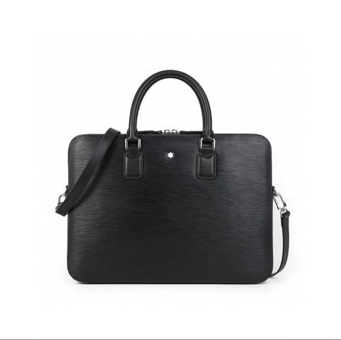 TÚI CÔNG SỞ NAM M B SARTORIAL BRIEFCASE DA BÊ VÂN SAFFIANO PHOM MỎNG GỌN