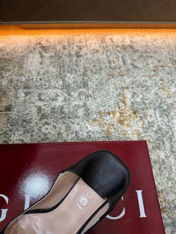 GIÀY CAO GÓT NỮ G C HORSEBIT POINTED PUMPS DA BÊ MŨI NHỌN GÓT 6CM THANH LỊCH
