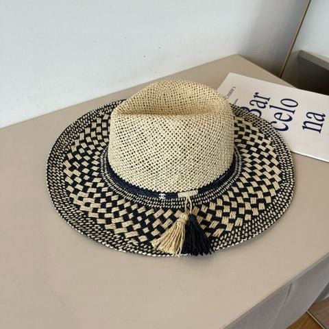Mũ cói nữ CHNEL*  – Fedora Boho sang chảnh cho mùa nắng