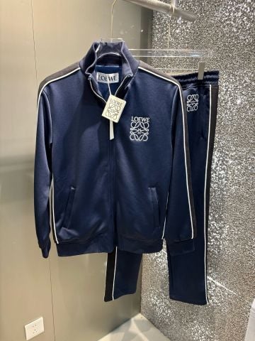 BỘ THỂ THAO NAM LOE – NỈ THU ĐÔNG NAVY, DÁNG TRACKSUIT LỊCH LÃM