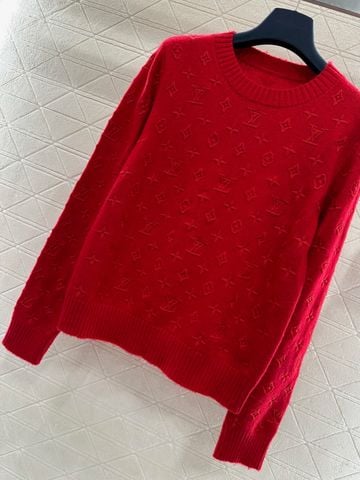 ÁO LEN NỮ L V DỆT HỌA TIẾT CHÌM TINH TẾ – FORM RỘNG SANG TRỌNG