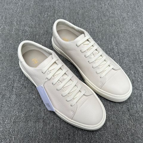 GIÀY SNEAKER NAM B C LOW-TOP DA BÊ VÂN HẠT PHOM SLIM CLASSIC