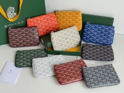 VÍ POUCH MINI NAM NỮ GYRD* HOẠ TIẾT SIGNATURE PARIS