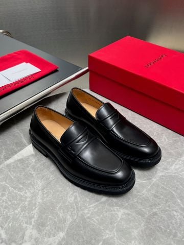 GIÀY NAM LOAFER PRD PHOM MŨI GỌN – 2 PHIÊN BẢN DA BÓNG/DA LÌ, ĐẾ DÀY TÔN DÁNG