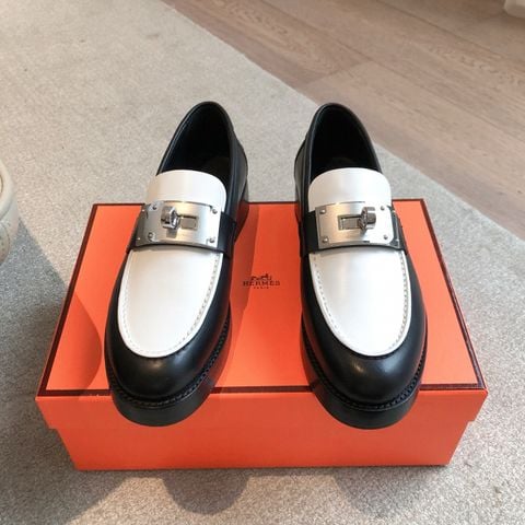 Giày nữ Herme*s loafer Kelly Eclair