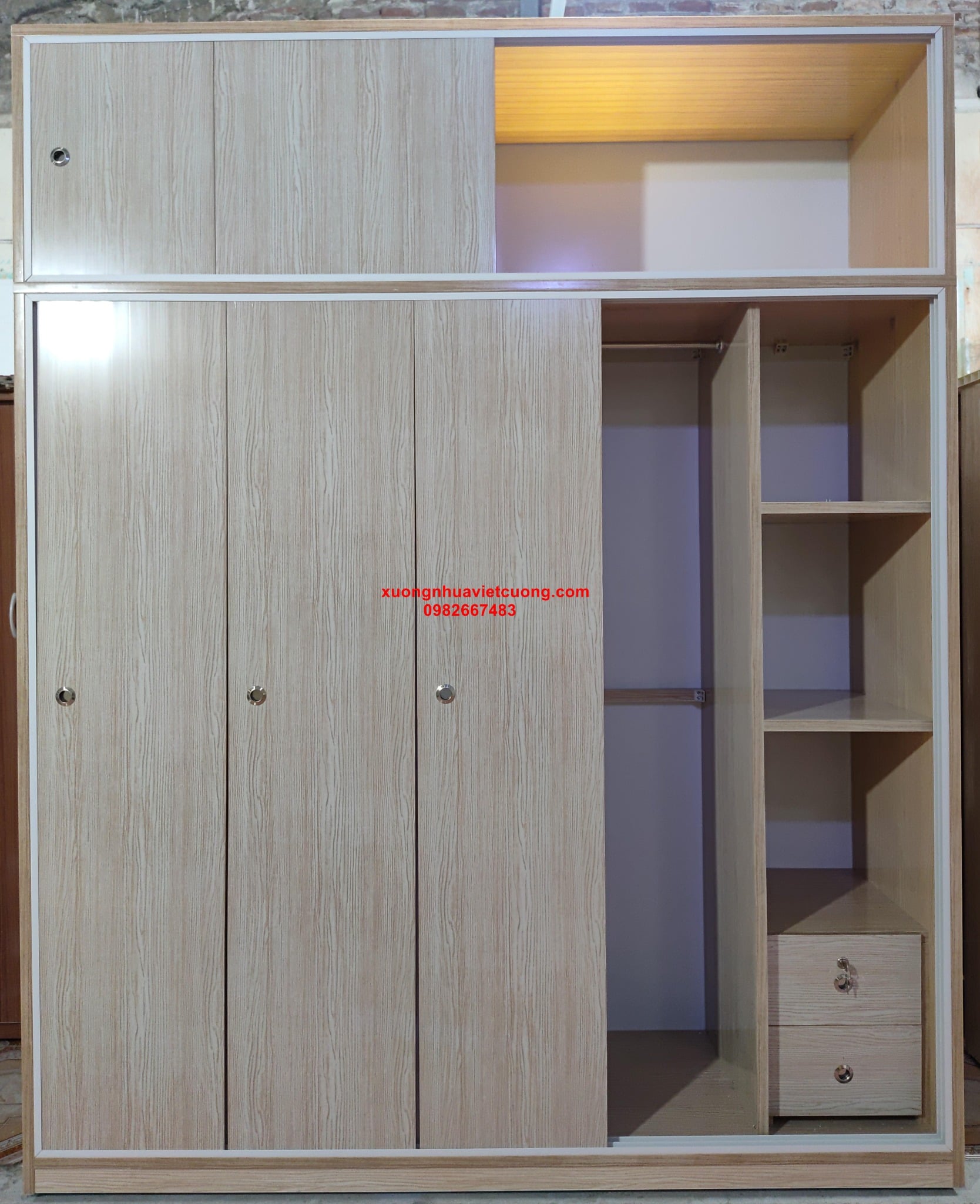 TỦ NHỰA CÁNH LÙA TCL613