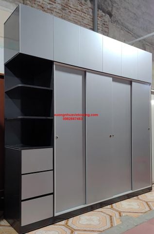  TỦ NHỰA CÁNH TRƯỢT CÓ KỆ ATT610 