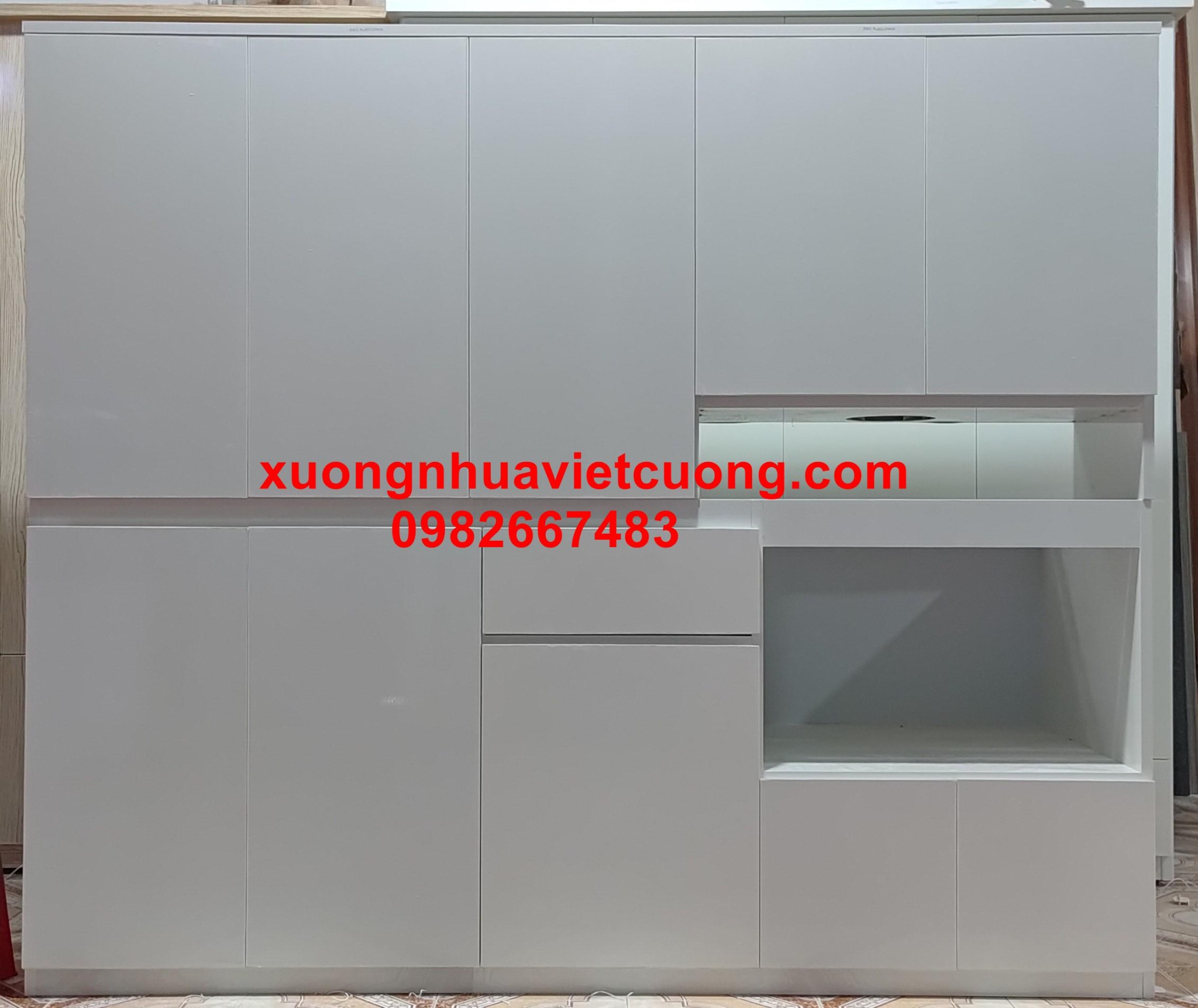 TỦ BẾP NHỰA TBN123