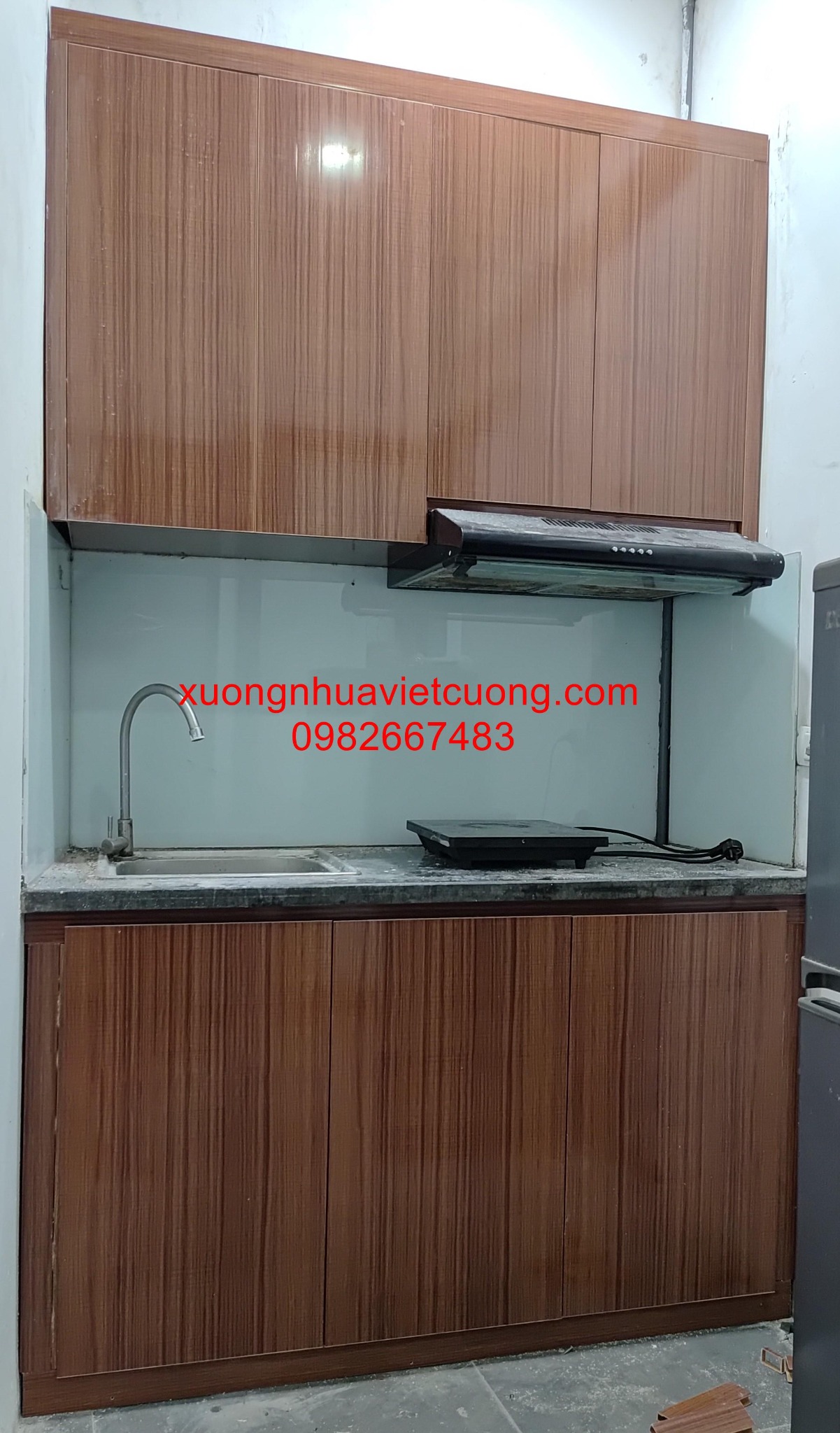 TỦ BẾP NHỰA TBN153