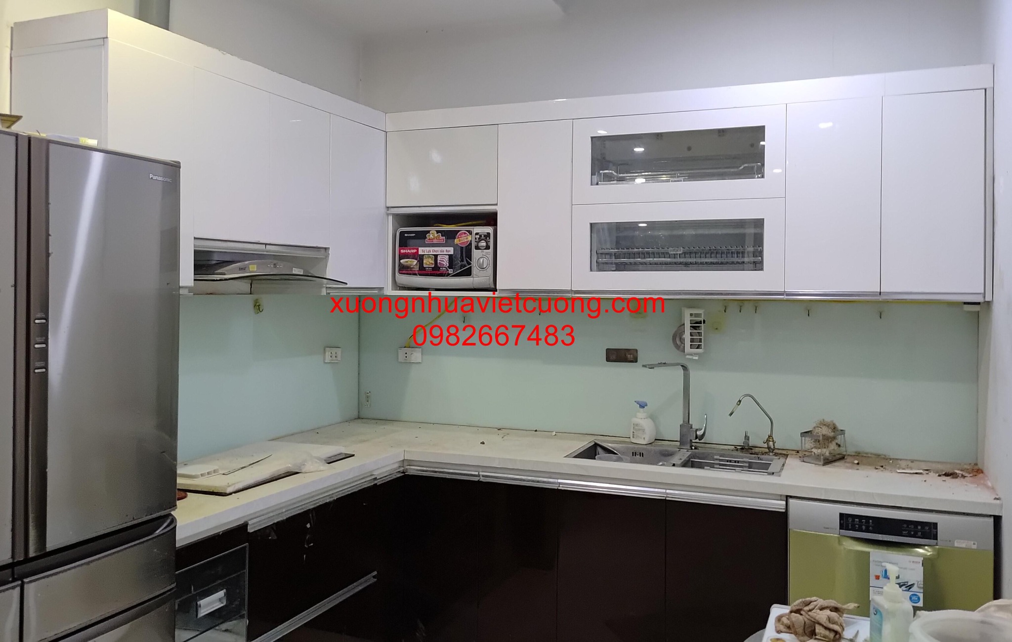 TỦ BẾP NHỰA TBN155