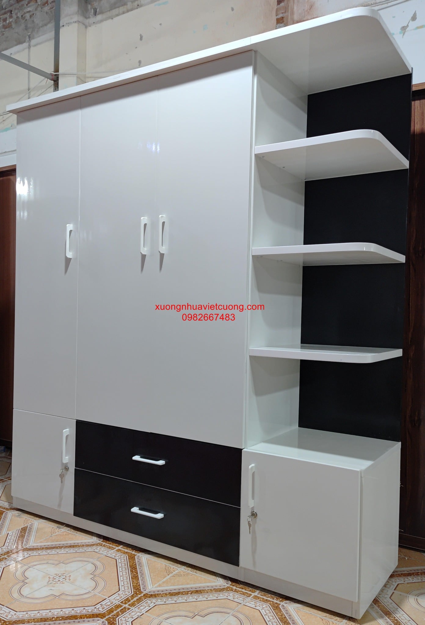 TỦ ÁO NHỰA 4 CÁNH TA4653