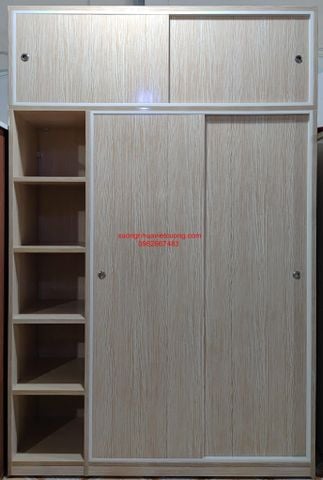  TỦ NHỰA CÁNH LÙA CÓ KỆ TCL5224 