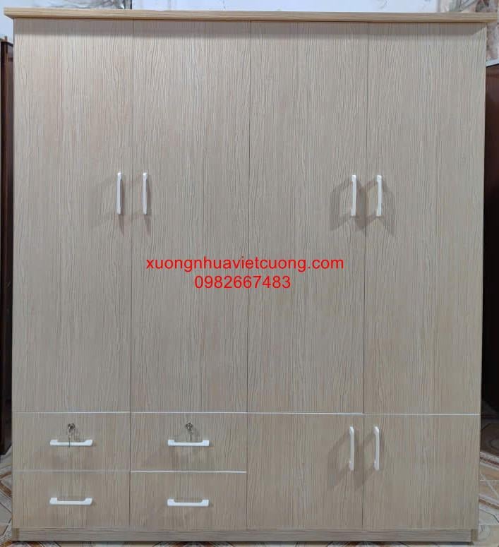 TỦ QUẦN ÁO NHỰA 4 CÁNH TA4621