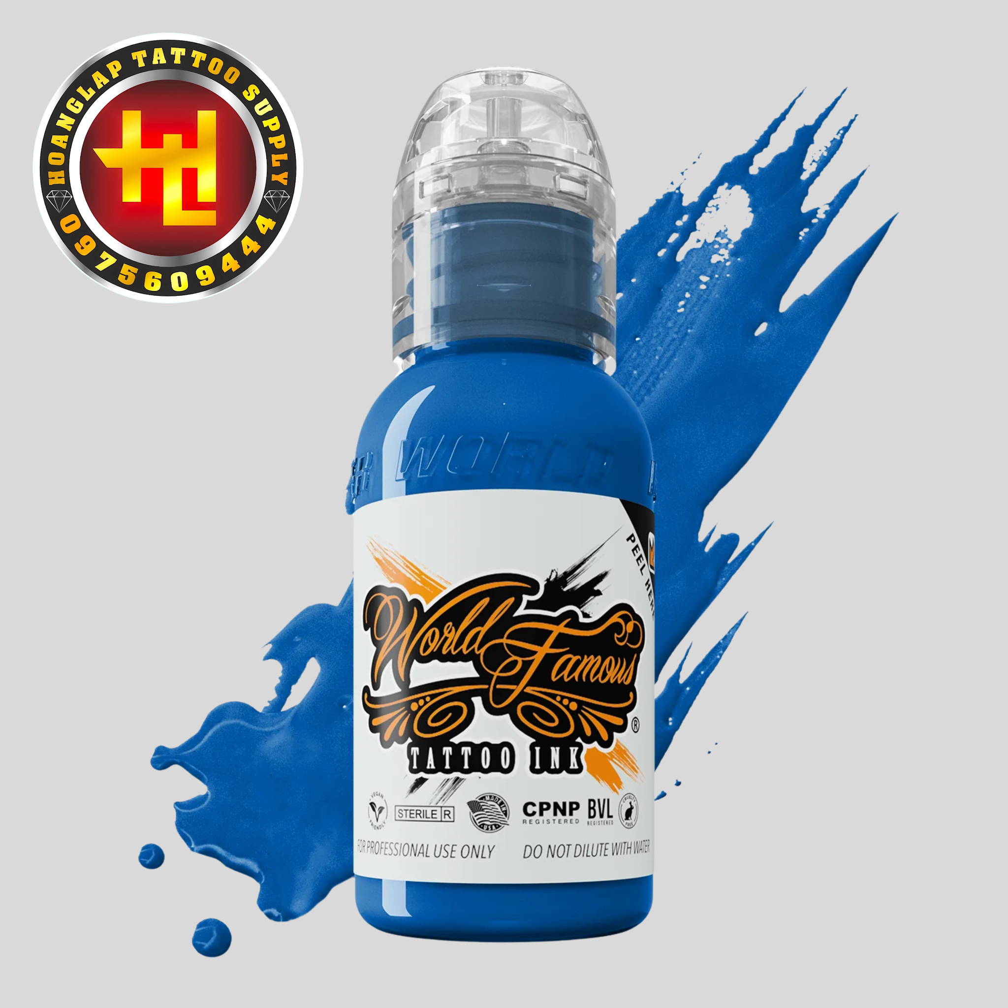 Mực WORLD FAMOUS USA NIAGARA BLUE - Xanh Dương