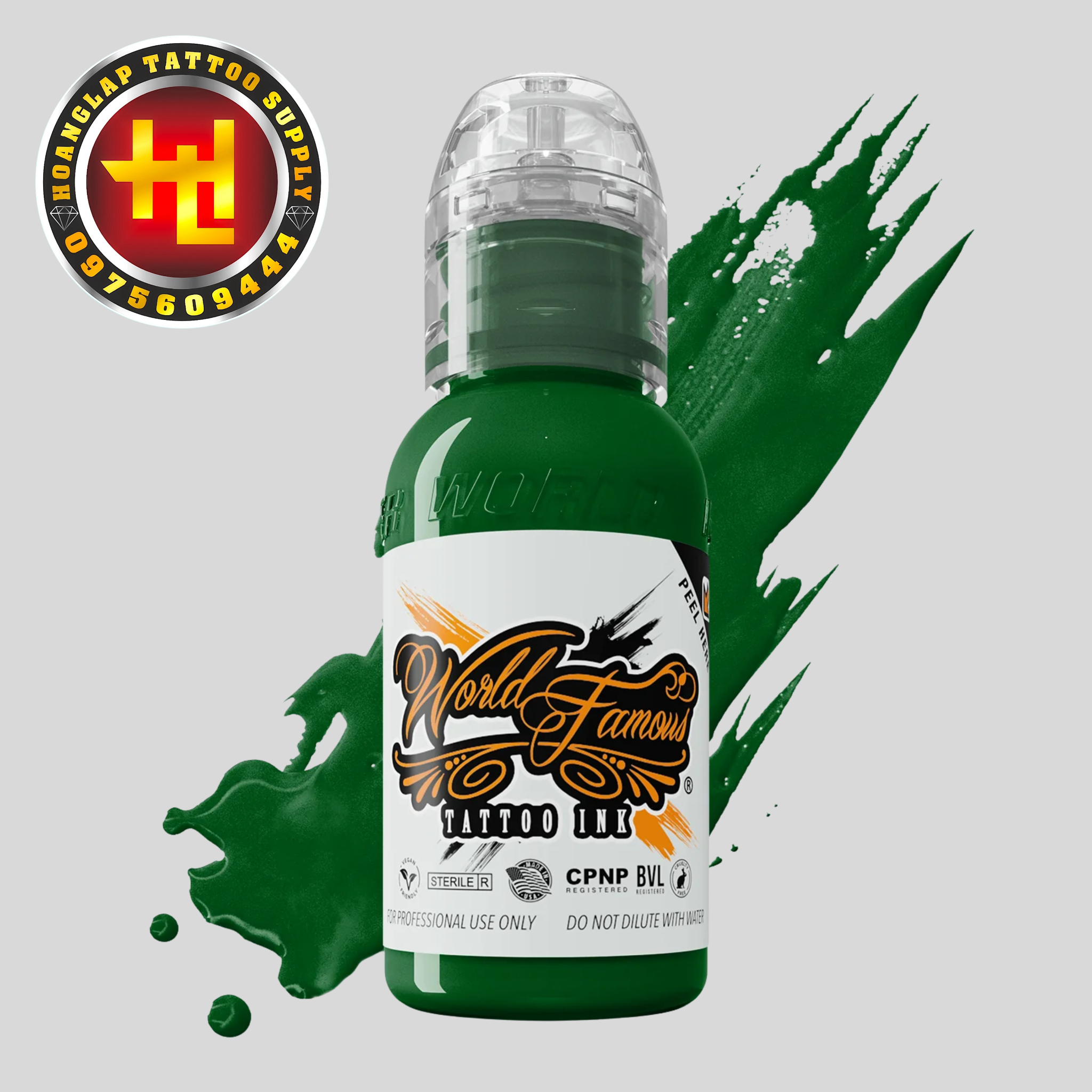 Mực WORLD FAMOUS USA AMAZON LEAF - Xanh Lá