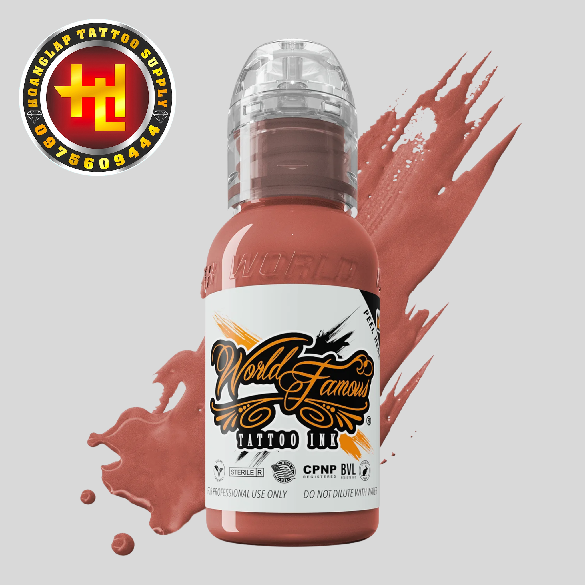 Mực WORLD FAMOUS USA WARM PEACH - Hồng