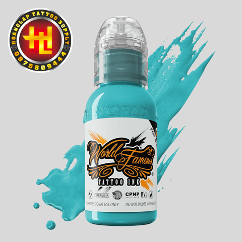  Mực WORLD FAMOUS USA BARRIER REEF BLUE - Xanh Ngọc 