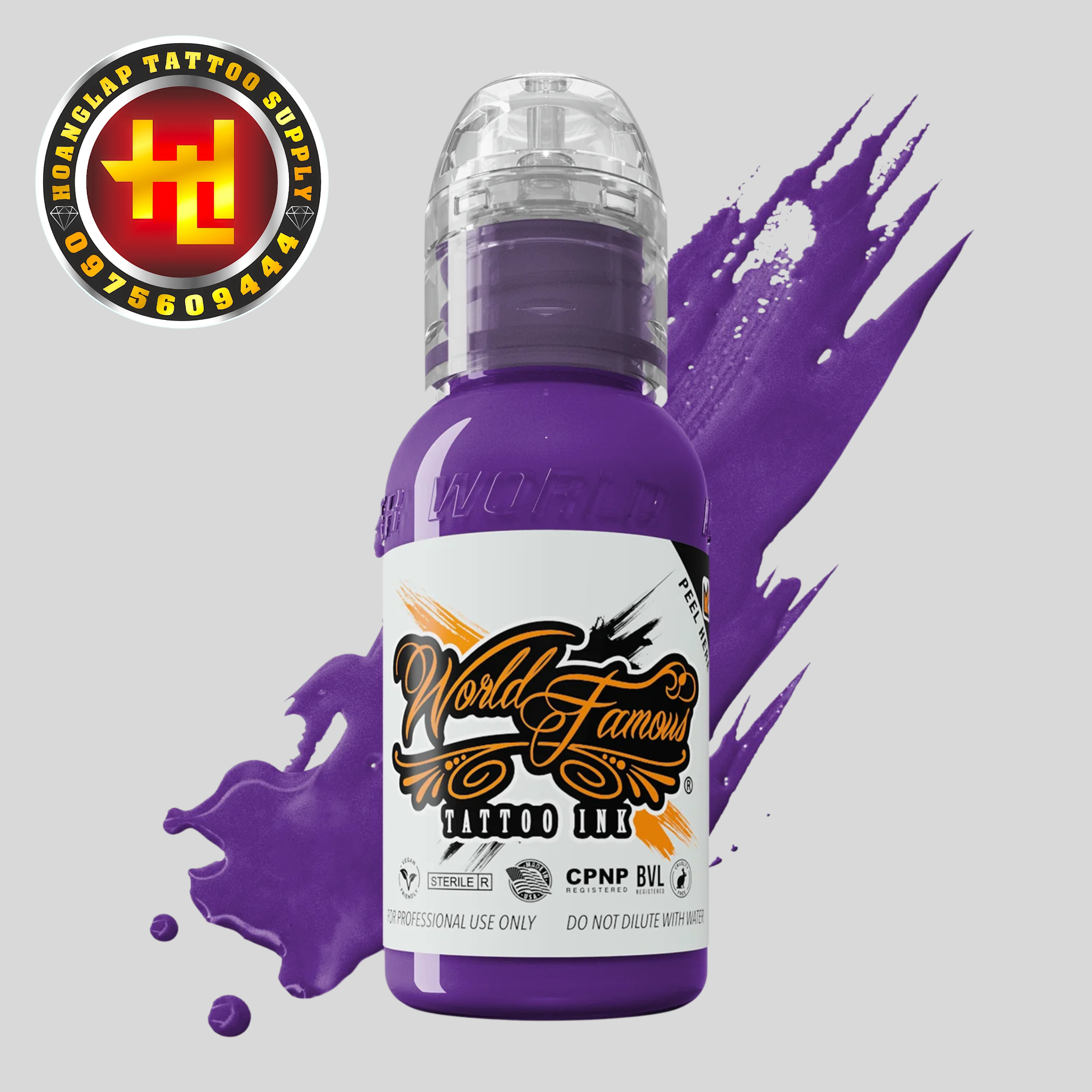 Mực WORLD FAMOUS USA DEEP AMETHYST - Tím