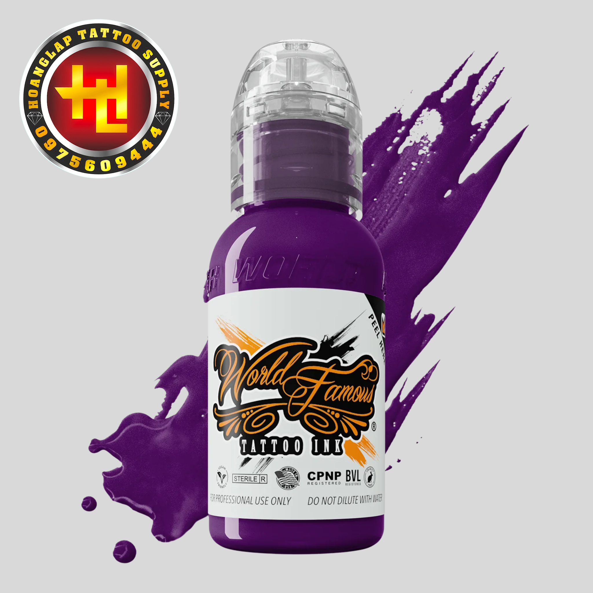 Mực WORLD FAMOUS USA PURPLE KUSH - Tím