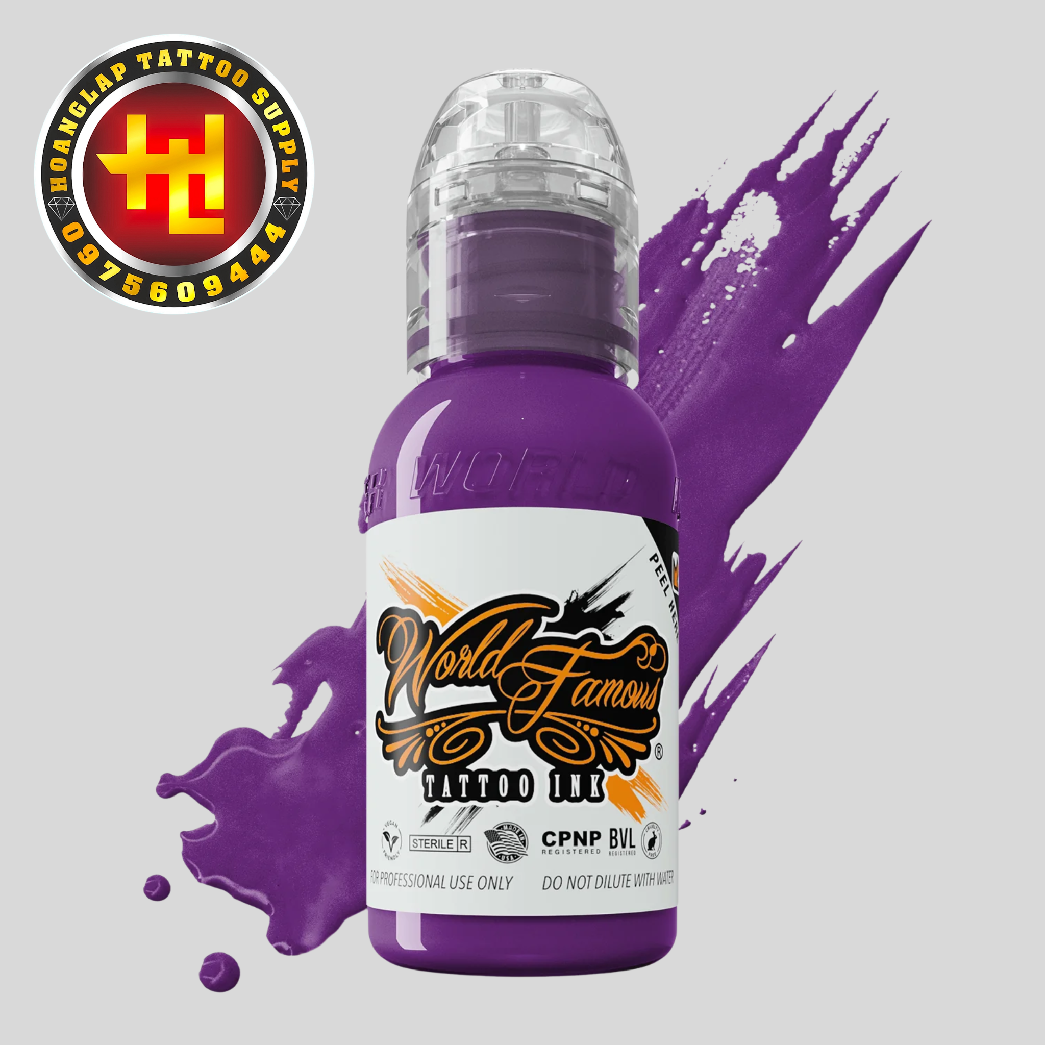 Mực WORLD FAMOUS USA MAJESTIC JEWWEL - Tím