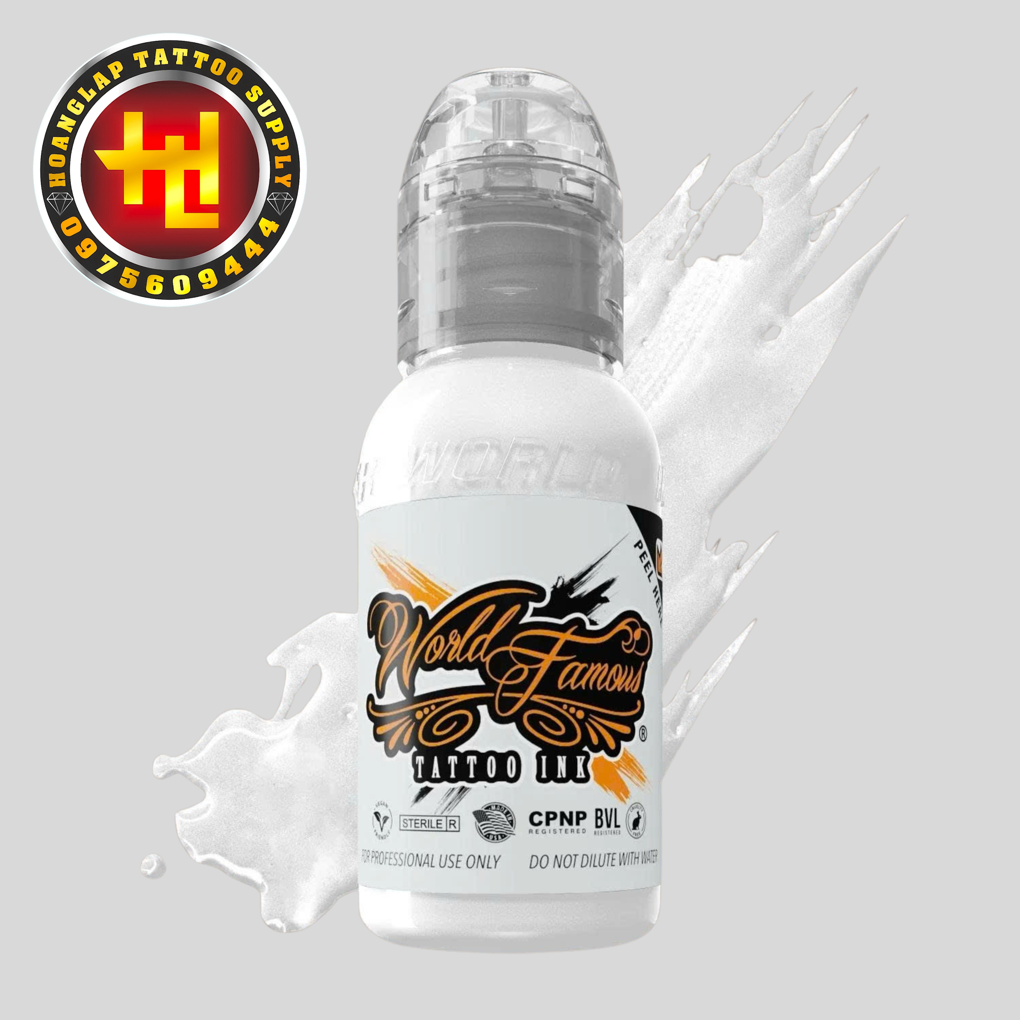 Mực WORLD FAMOUS USA MT.FUJI MIXING WHITE - Trắng