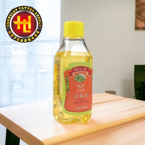 Dầu Lau Mực Tập Xăm Hình Tattoo - Dầu OLIVE OIL -  Dầu Lau Da Giả - Lọ 100ML 