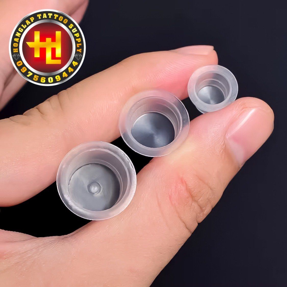 Chum Nhựa Không Có Đế Đựng Mực Phun Xăm Thẩm Mỹ, Tattoo