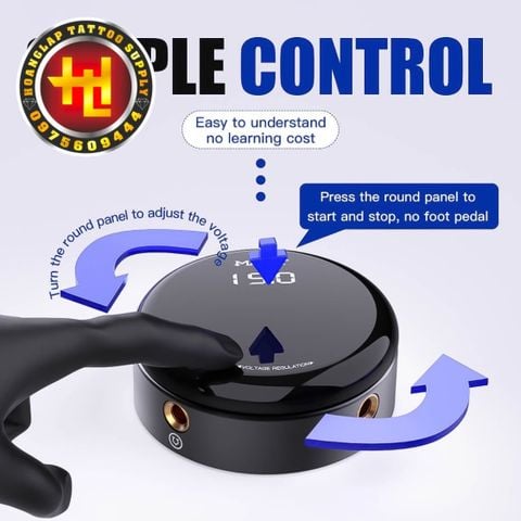  Nguồn Máy Xăm MAST CIRCLE TATTOO POWER 