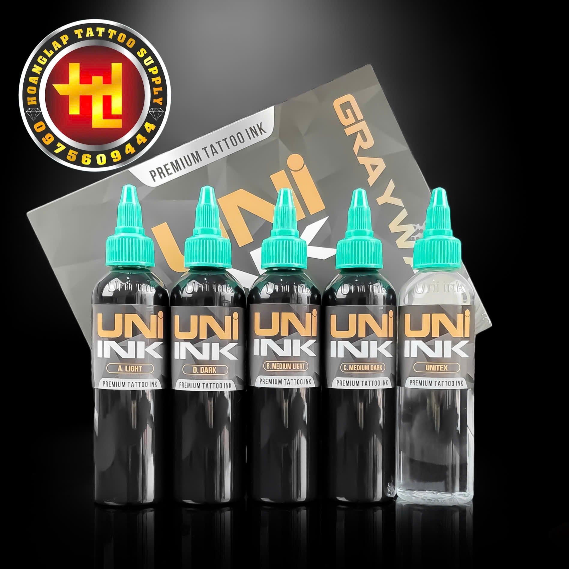 SET Mực UNI INK GRAYWASH - SET Màu Xám