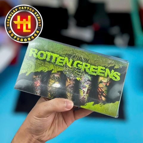  SET Mực Xăm WORLD FAMOUS VINCENT ZATERRA ROTTEN GREENS 1OZ - SET 6 Màu 