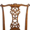 Ghế ăn cổ điển có tay Chippendale Carved Armchair with Leather Seat (4100-260 )