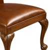 Ghế ăn cổ điển có tay Chippendale Carved Armchair with Leather Seat (4100-260 )