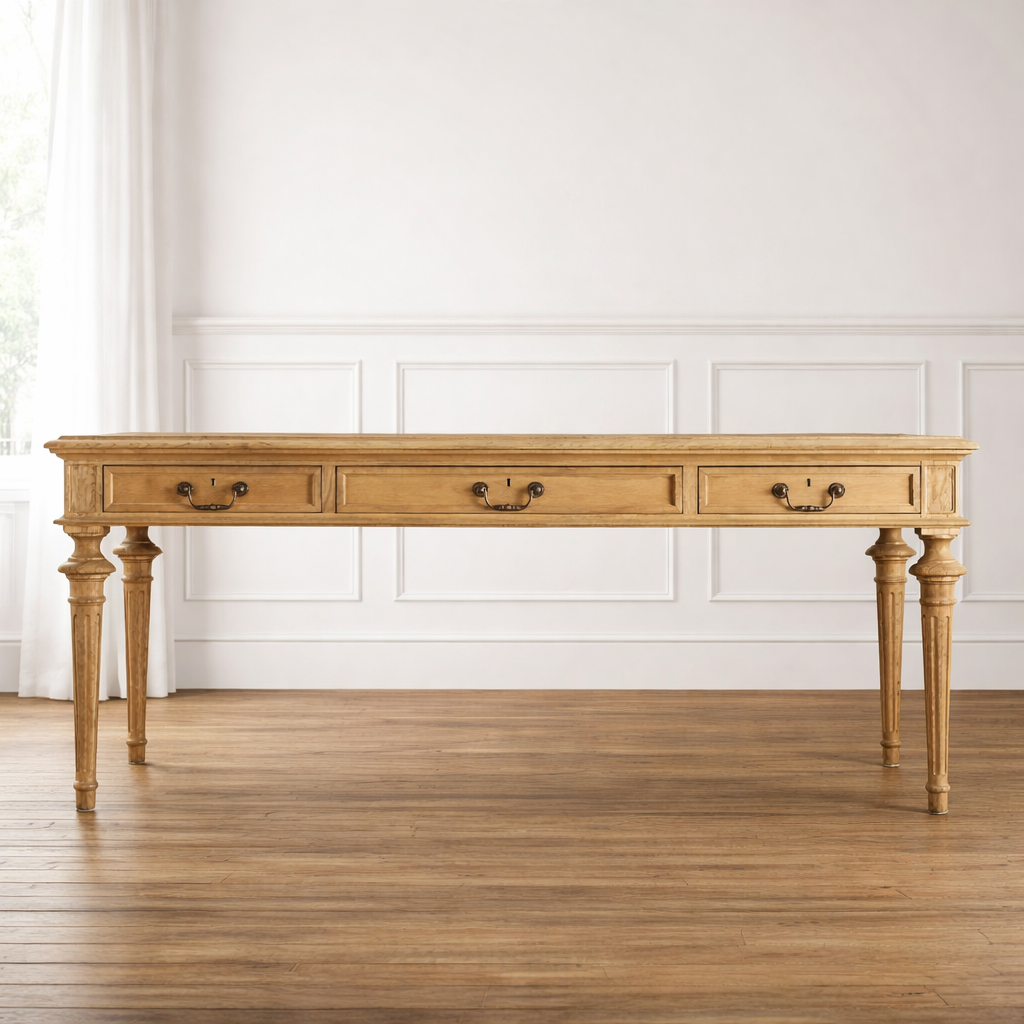 BÀN ĂN  LOUIS URBAN GỖ SỒI 1M8