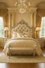 Ghế đôn Classic Upholstered Bench with Carved Legs 4402-046