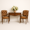 Ghế ăn cổ điển có tay Classic Empire Style Leather Armchair(4100-755)