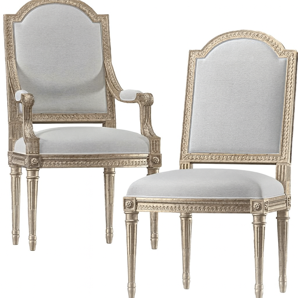 Ghế Louis XVI Tân Cổ Điển