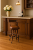 Ghế quầy bar Vintage Swivel Bar Stool with Leather Seat(4200-035)